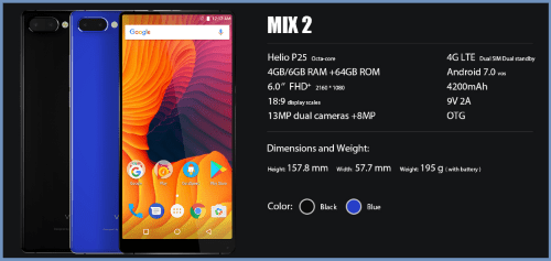 Tiruan Xiaomi Mi Mix 2, Cuma 2 Juta Pakai Dual Camera Sony!