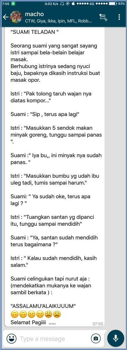  Balada Obrolan Para Pasutri, Miris! tapi Bikin Ngakak Kejer, Awas Jangan di-Tiru! 