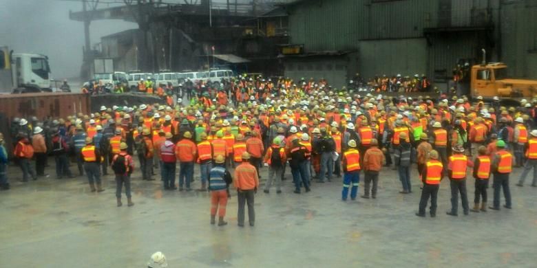 pt-freeport-pecat-840-karyawan-yang-ikut-aksi-mogok