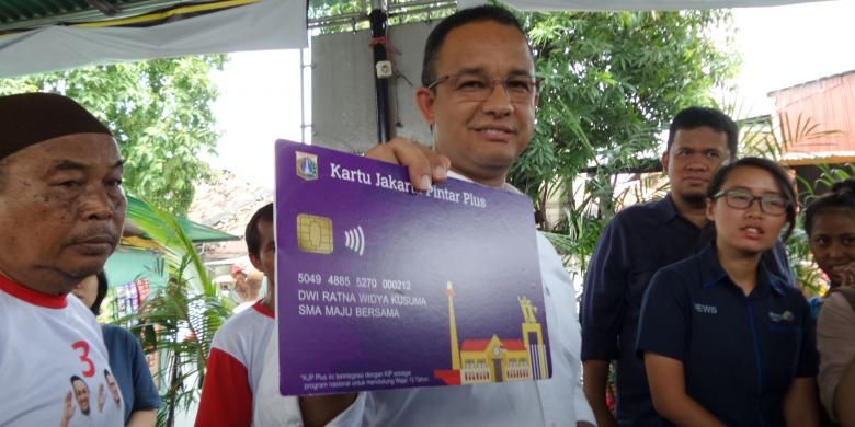 Anies Nilai Pendataan KJP Ahok-Djarot Bermasalah