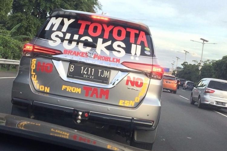 TAM Segera Perbaiki Fortuner Milik Konsumen yang Protes