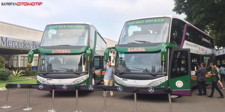 Resmi Diluncurkan, Bus Mewah Double Decker PO Lorena-Karina