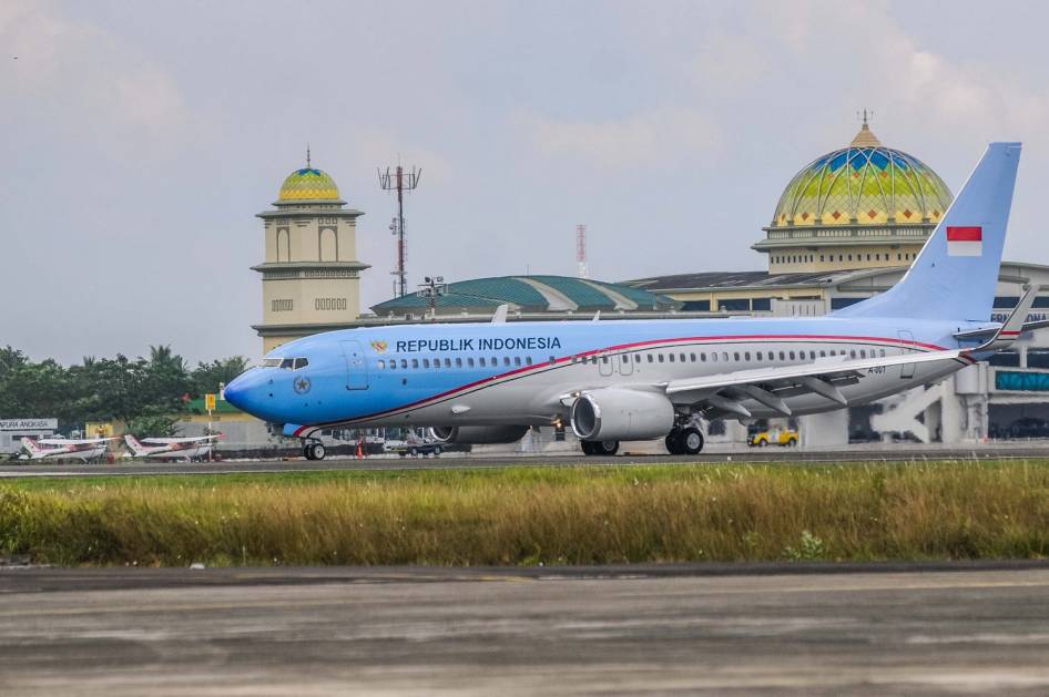 (Pict)Mari Gan Melihat Pesawat Kepresidenan RI Lebih Dekat