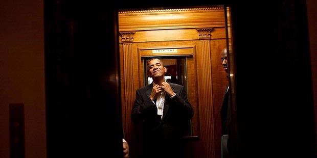 &#91;Galeri Foto&#93; Obama 'ditangkap' Spider-Man