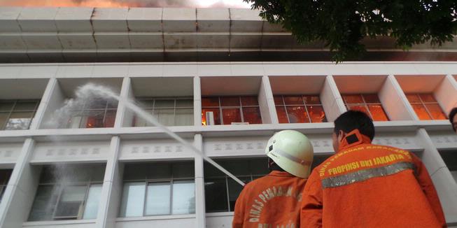 &#91;HOT News&#93;Kantor SetNeg Kebakaran