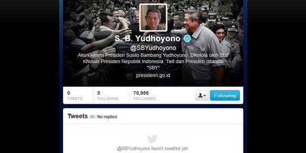 Belum 'Nge-Tweet', 'Followers' Presiden Sudah Puluhan Ribu