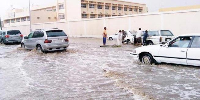 Hujan Salju dan Banjir Terjang Arab Saudi