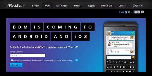 Kapan BBM Sambangi Android dan iPhone?