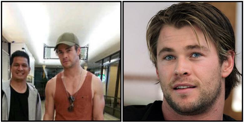 Chris Hemsworth (Pemeran Thor) Tepergok Belanja di Jakarta