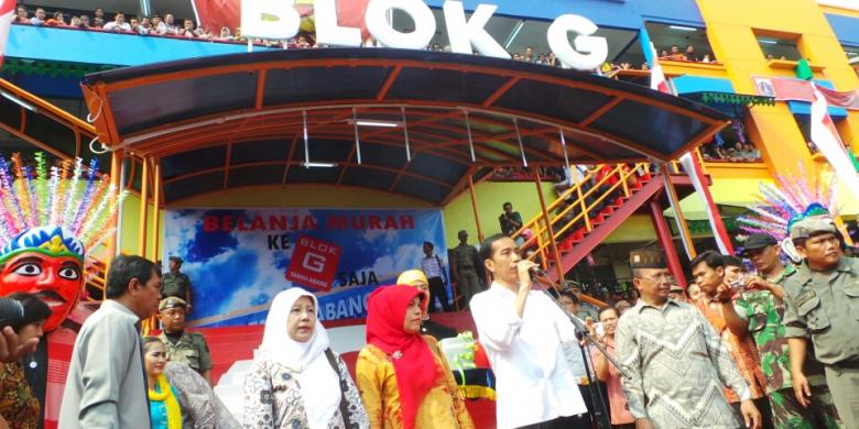 Ketika Jokowi Diam-diam ke Blok G Tanah Abang, Naik Ojek Malam-malam