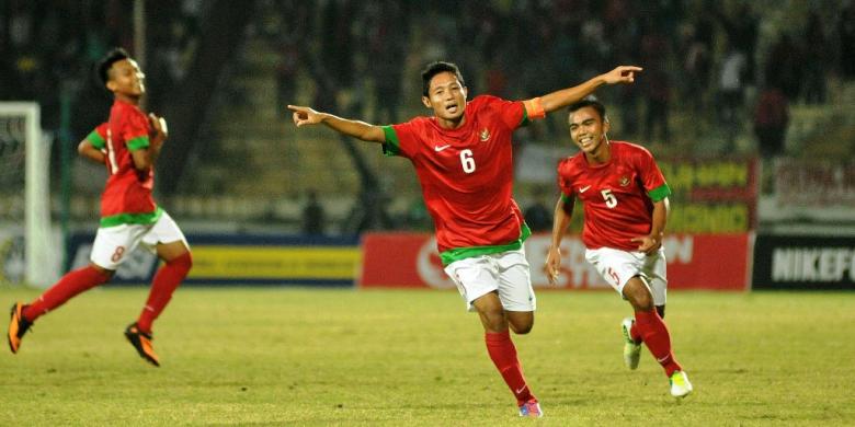 Hattrik Evan Dimas, Timnas U-19 Ungguli Korea