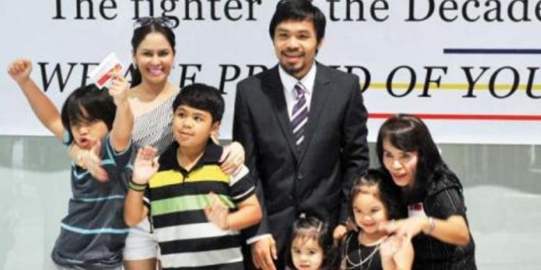 Manny Pacquiao Inginkan Delapan Anak