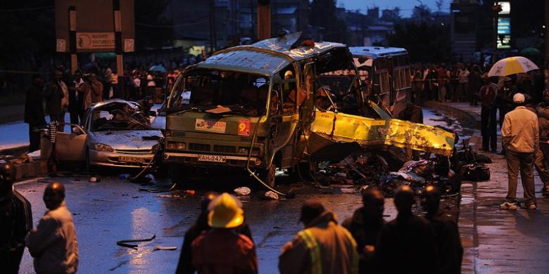 Dua Bom Meledak di Nairobi, 10 Tewas