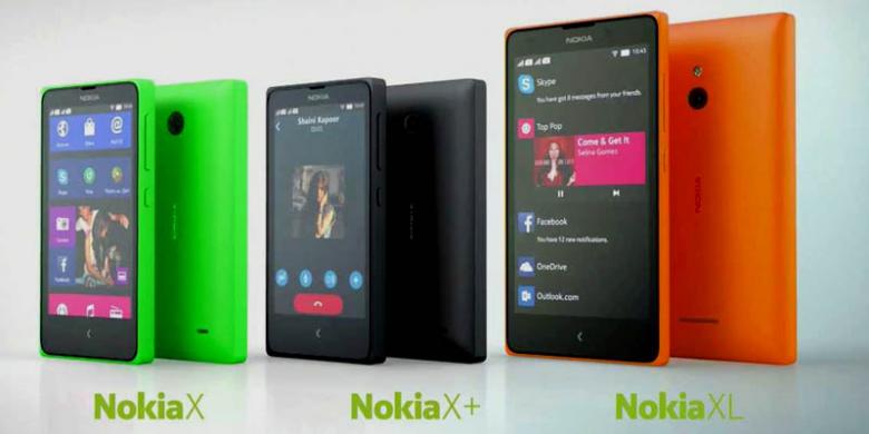  Akhir Maret, Android Nokia X Family Masuk Indonesia..........