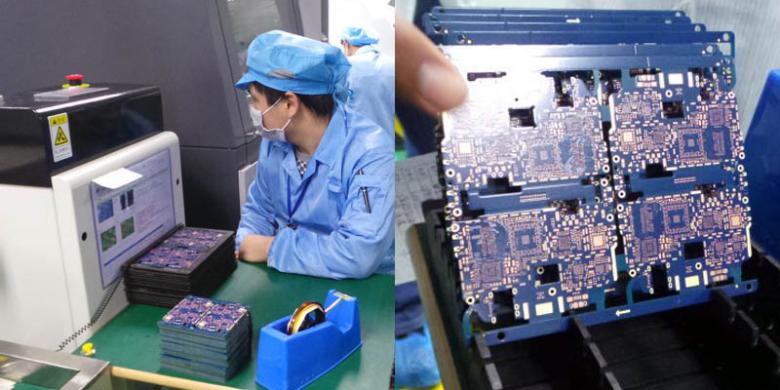 Mengintip Pabrik Ponsel Smartfren Andromax