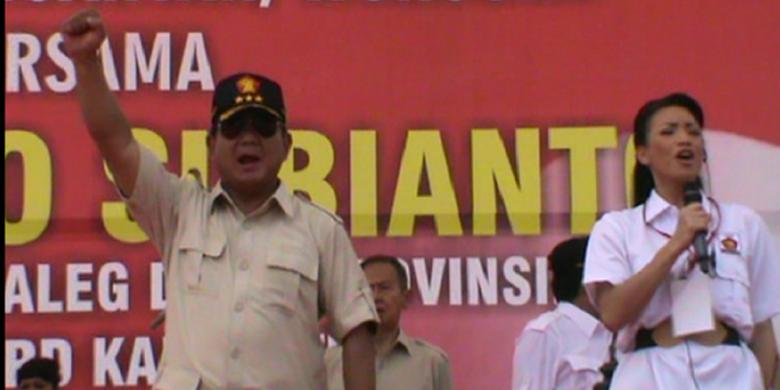 LIPI: Prabowo pake Atribut TNI Topi Bintang 3, EMANGNYE MAU INSPEKSI ??