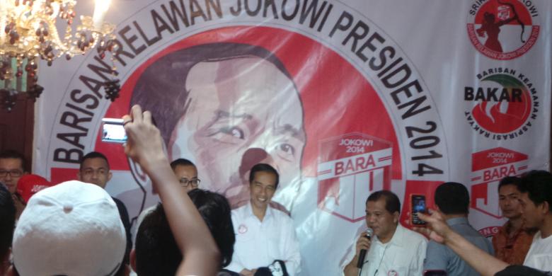 &#91;panastak jasmev kaskus ?&#93; Datangi Markas Relawan, Jokowi Disambut Sorak-sorai