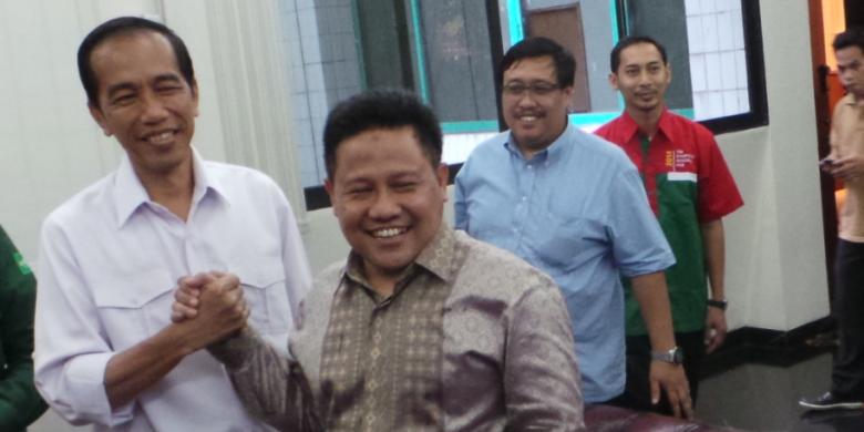 Di DPP PKB, Jokowi Dipanggil RI 1, Muhaimin RI 2