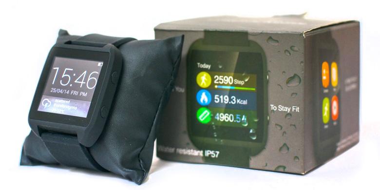 Mencoba Jam Tangan Android Kitkat 