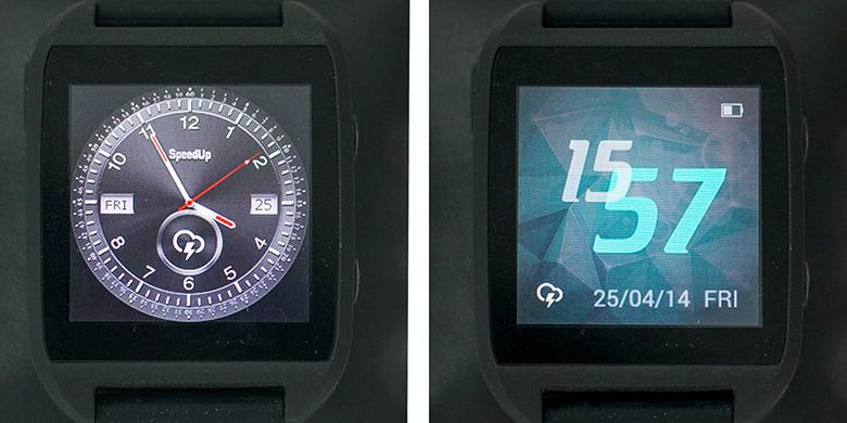 Mencoba Jam Tangan Android Kitkat 