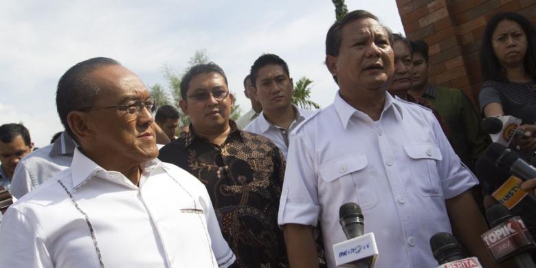 Bertemu Prabowo, Aburizal Belajar Naik Kuda