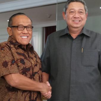 LOL BITCH !!! Beda Senyuman Aburizal Seusai Bertemu Megawati dan SBY
