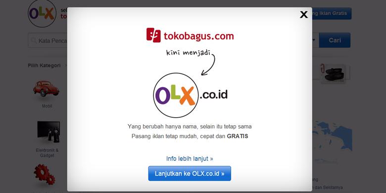 Tokobagus Ganti Nama Jadi OLX Indonesia