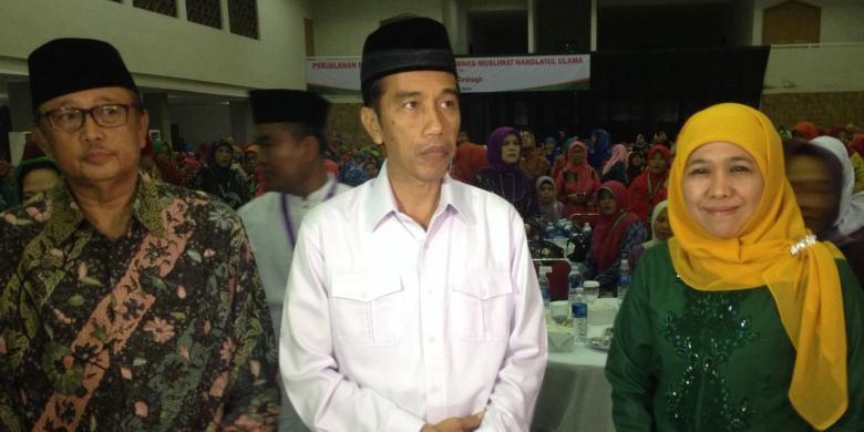 Khofifah Panggil Jokowi &quot;Kiai Haji&quot;, Ibu-ibu Muslimat NU Heboh