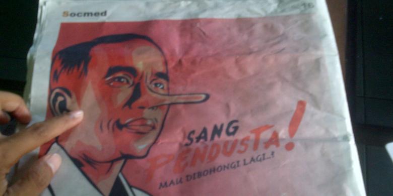 Ada Kampanye Hitam, Tabloid "Jokowi Sang Pendusta" Beredar di Tasik