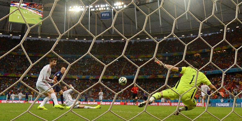 &#91;Mengejutkan&#93; Spanyol 1-5 Belanda