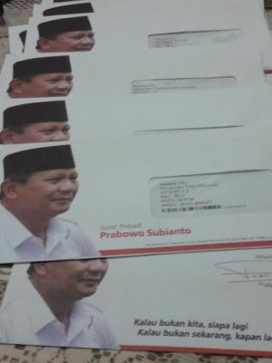 &#91;PraHaRa Menghalalkan Segala Cara&#93; Ini Isi Surat Prabowo kepada Guru SD di Depok