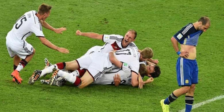 Rakyat Brasil Rayakan Kemenangan Jerman