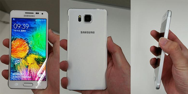 Penampakan Samsung Galaxy Alpha