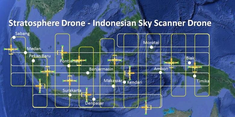 Drone yang cocok untuk wilayah indonesia