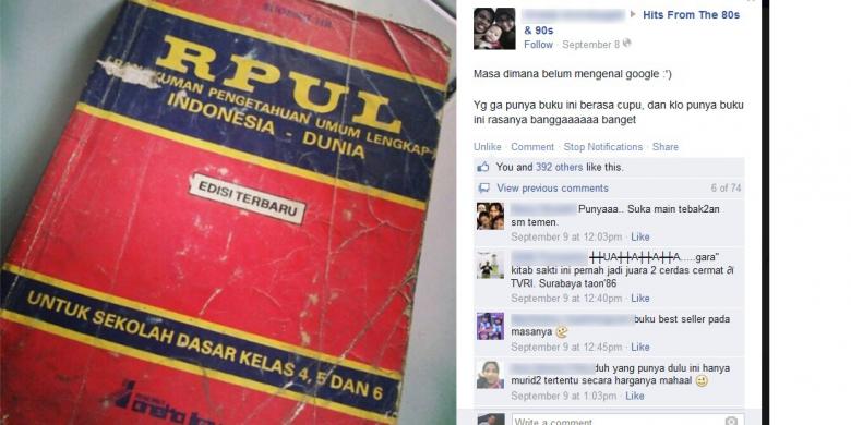 &quot;Gokil!&quot;, Nostalgia 80-an dan 90-an di Facebook