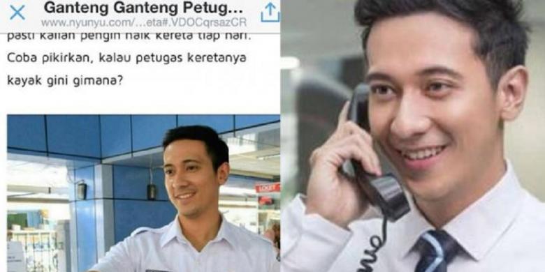 Fakta Heboh Yudi Ramdhan, Petugas KRL Ganteng Yang dulu jadi Bintang Iklan