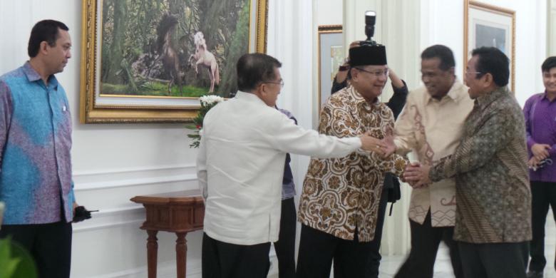 Temui JK, Prabowo Sampaikan Permintaan Maaf