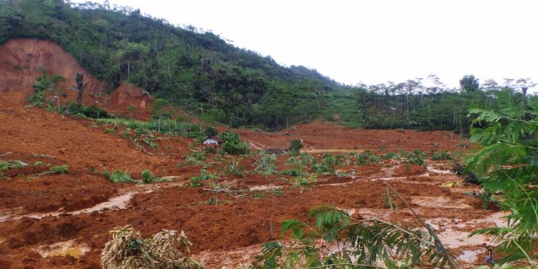 Ini Gan Foto & Video Amatir Longsor di Banjarnegara
