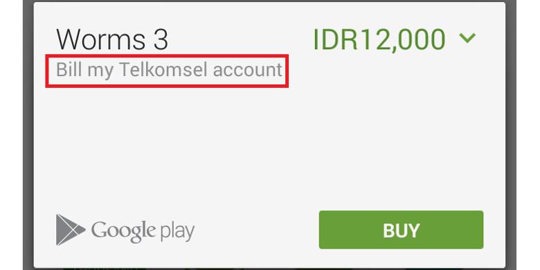 Kini pengguna telkomsel dan indosat sudah bisa berbelanja di google play (play store)