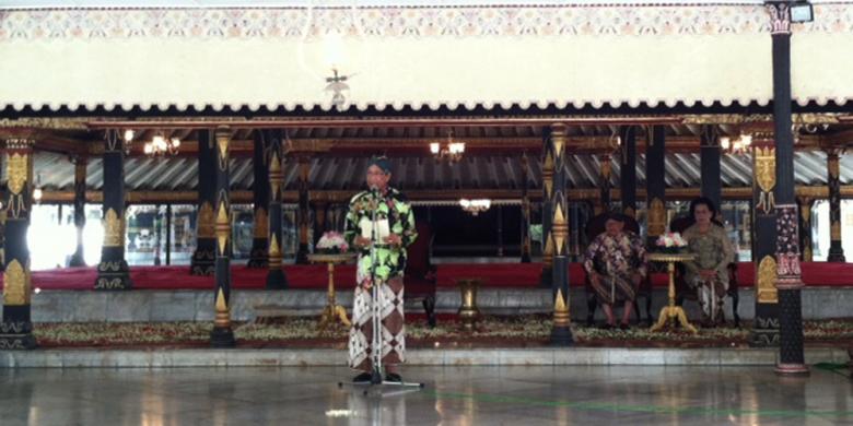 Raja Jogja Mendadak Keluarkan Sabdatama