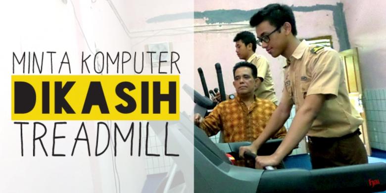 Sekolah Ini Minta Komputer, Malah Dikasih &quot;Treadmill&quot;