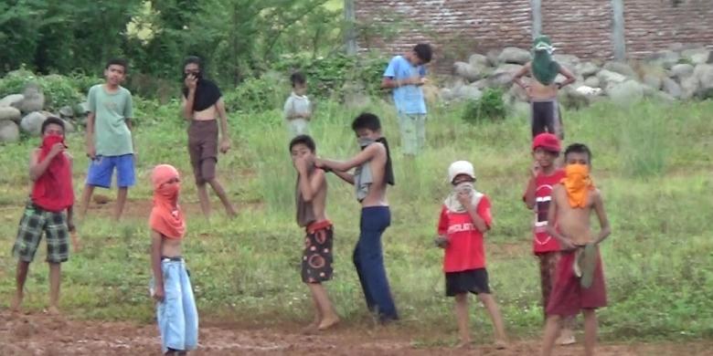 Gunakan Ketapel Dan Anak Panah, Belasan Bocah Terlibat Tawuran