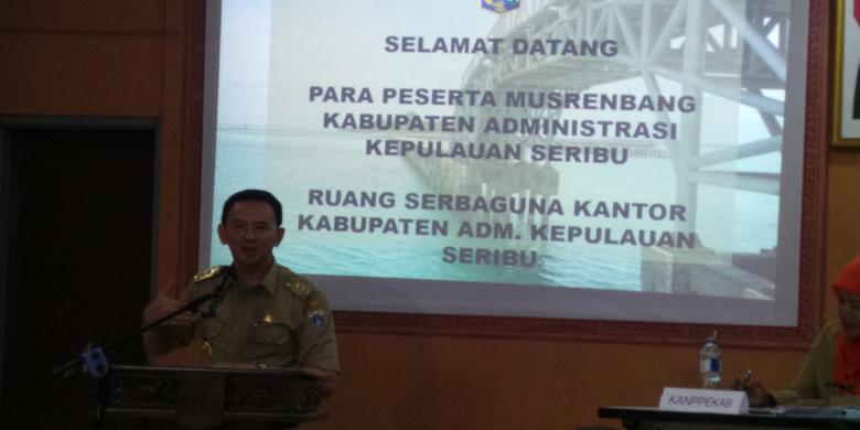 Ahok: Bapak Ibu Kalau Dengar Maldives, Jangan Hanya Ingat Boneka Beruang Ya!