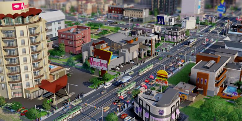  Cari Inspirasi, Risma Wali Kota Surabaya Main SimCity