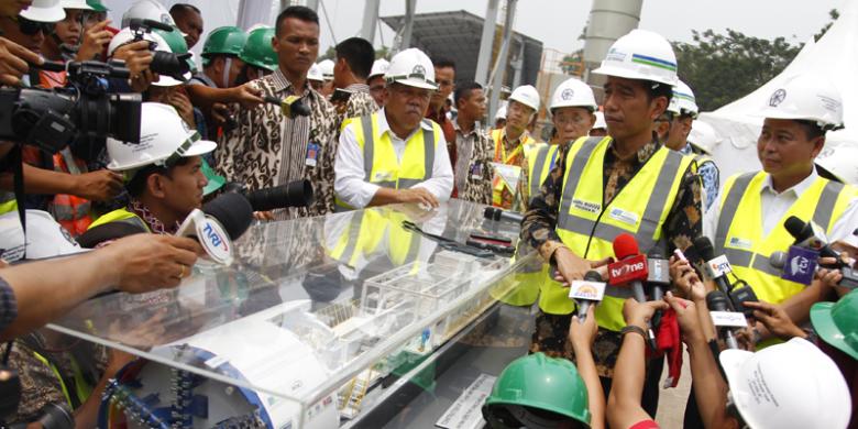 Presiden Jokowi resmikan pengeboran perdana MRT