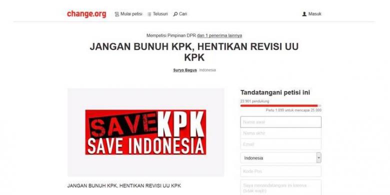 &#91;I STANDING (STILL...) ON JOKOWI SITE&#93; Presiden Jokowi Tolak Revisi UU KPK