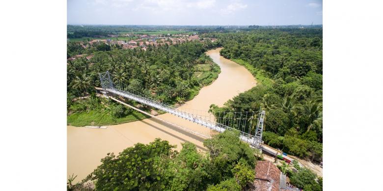 70 Jembatan Gantung Dibangun Tahun Ini