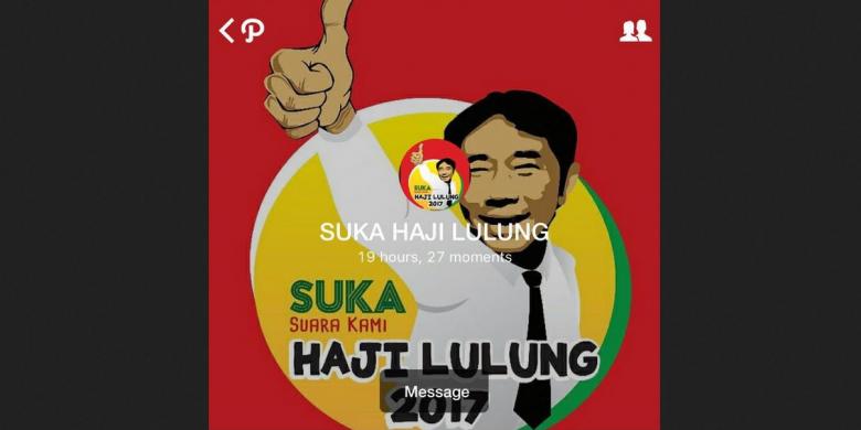 Uniknya Akun Path Haji Lulung, Kasih "Love" Postingan Sendiri