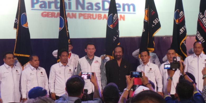 Kejutan Surya Paloh untuk Ahok di Acara Nasdem