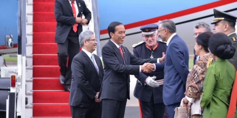 Tiba di London, Jokowi Akan Bertemu PM Inggris dan Pidato di Depan Parlemen Inggris